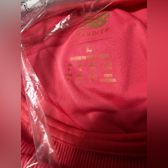 New Balance NWT Women's X Bandier Corset Tank Bra Size Large Watermelon Pink. - Picture 4 of 13